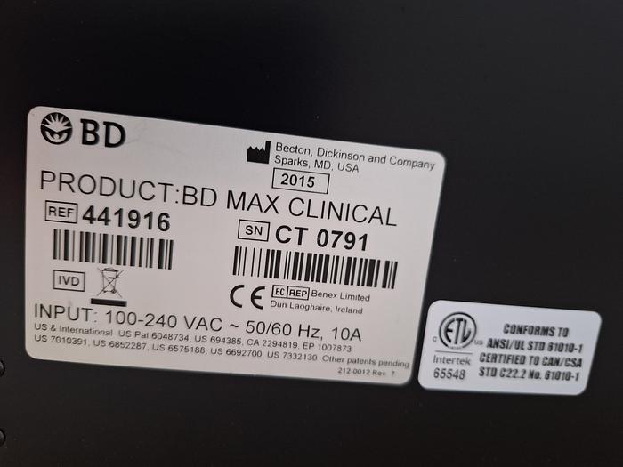 BD Max PCR Machine, image 4