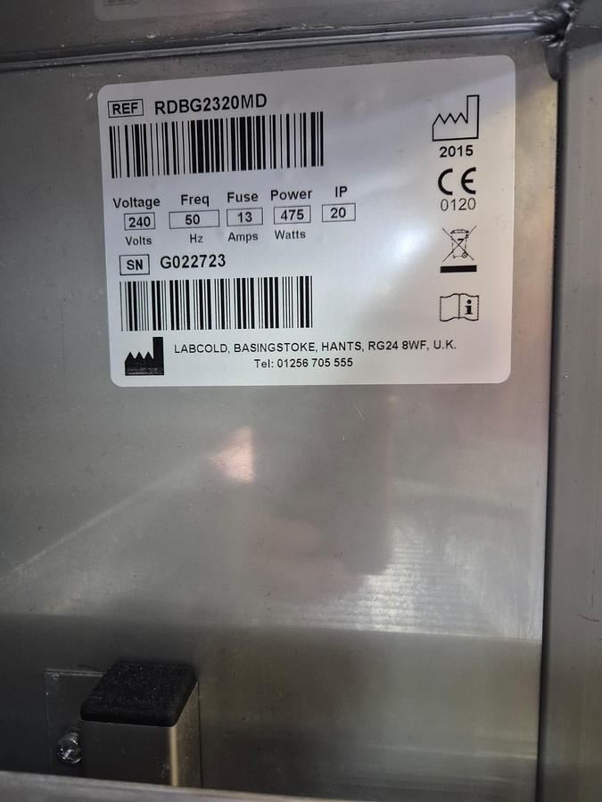 Labcold RDBG2320MD Upright Bloodbank Refrigerator, image 6