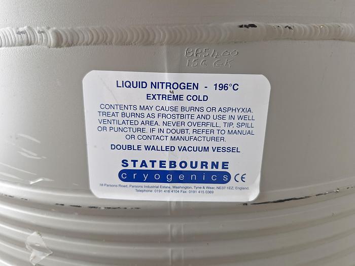 Statebourne Cryogenics Biorack 5400 Liquid Nitrogen Storage Vessel, image 4