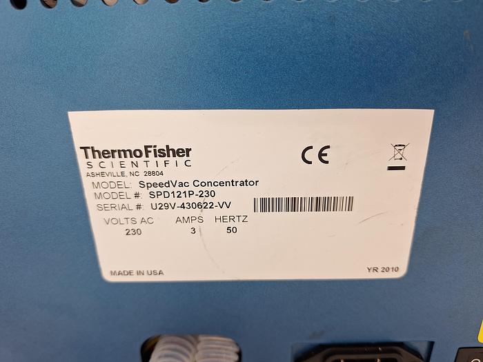 Thermo Scientific Savant SPD121P SpeedVac Vacuum Concentrator, image 3
