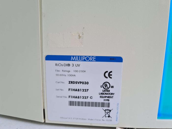 Millipore Rios-DI UV Water Puerification System, image 10
