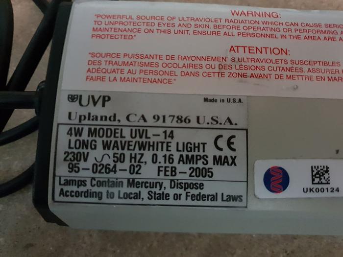 UVP UVL-14 Upland Long Wave White Light, image 5