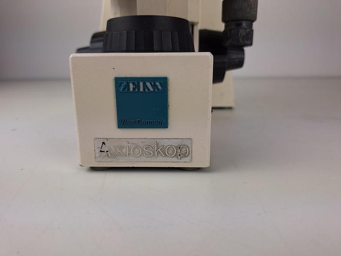 Zeiss Axioskop EL-Einsatz 5 Objectives Microscope, image 3