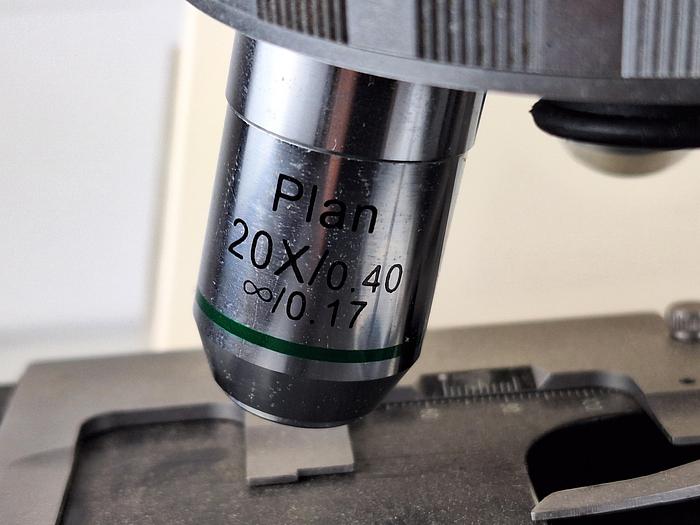 Zeiss Axioskop EL-Einsatz 5 Objectives Microscope, image 8