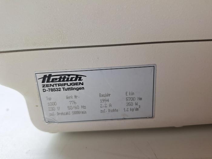 Hettich EBA 12 Centrifuge, image 3