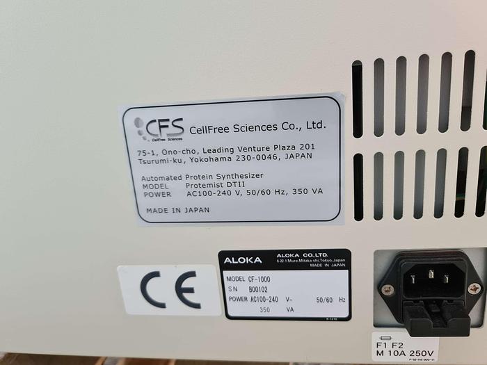 CellFree Sciences Protemist DT II Automated Protein Synthesizer, image 7