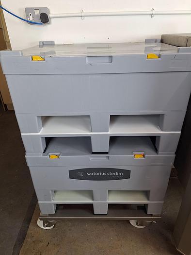 Sartorius Stedim Palletank Cubical Jacketed-Mix 200L Storage Tank, image 3