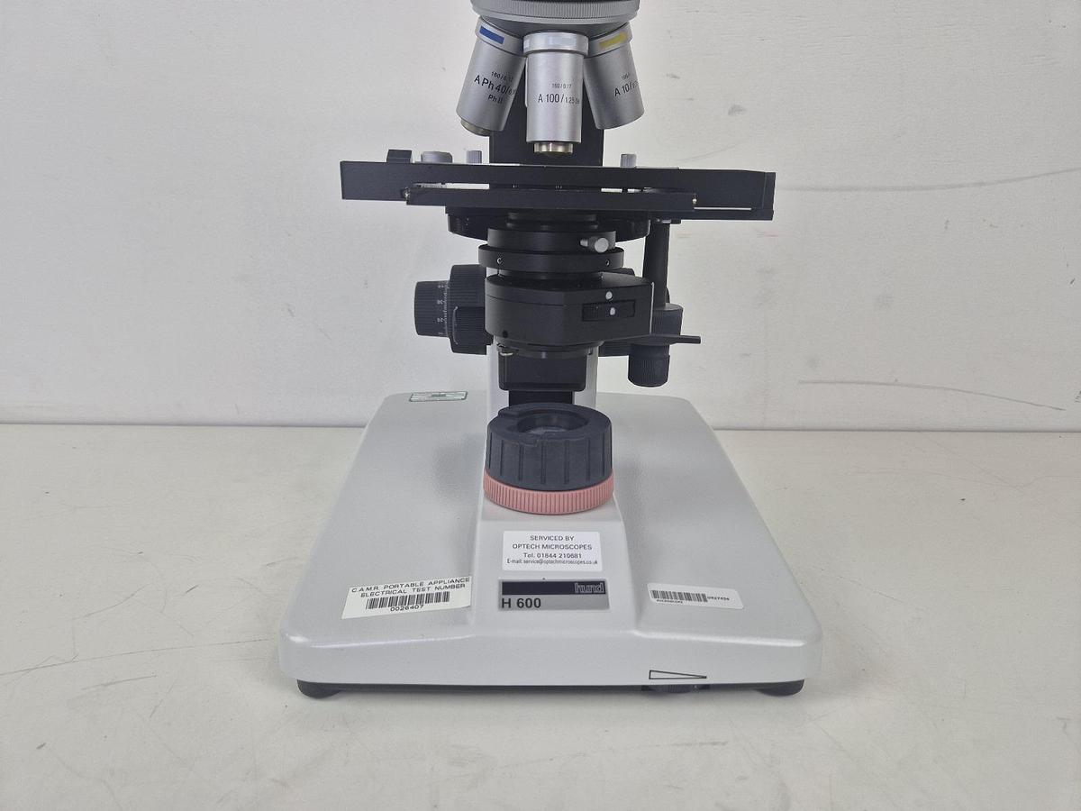 Hund Wetzlar H600/12 Microscope, image 4