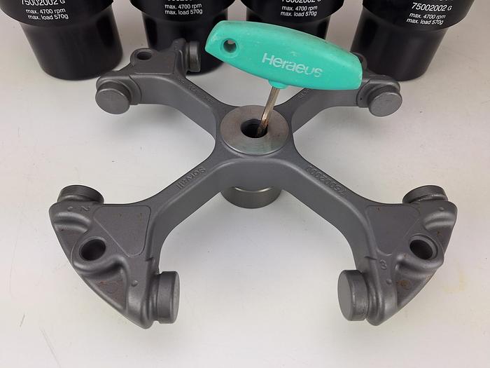 Thermo Scientific 75002000 Swing Bucket Rotor (4 x 400 mL), image 8