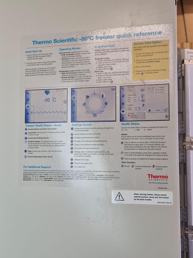 Thermo Scientific Revco UXF300 UXF Freezer, image 10