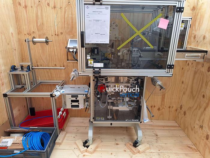 QuickPouch Automated Form-Fill-Seal Packaging Machine with Videojet DataFlex Printer