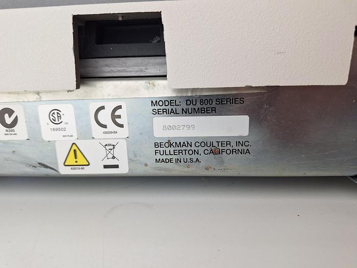 Beckman Coulter DU 800 UV-Vis Spectrophotometer, image 6
