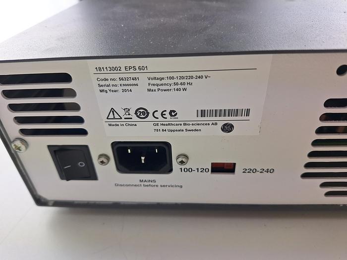 Cytiva EPS 601 Electrophoresis Power Supply, image 3
