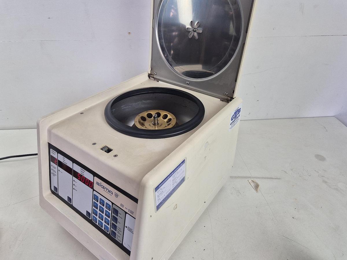 Sigma 2-15 Centrifuge with Accessories, image 2