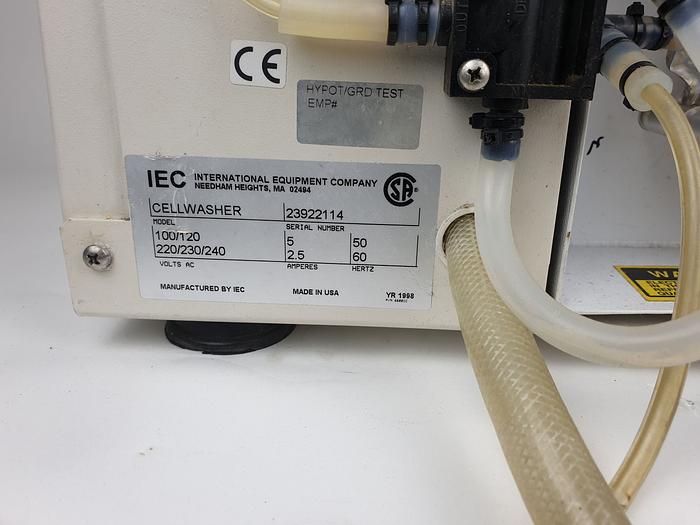 IEC CellWasher Centrifuge, image 3