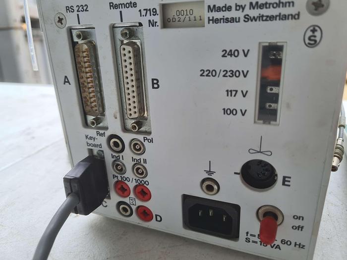 Metrohm 719 S Titrino Titrator, image 6