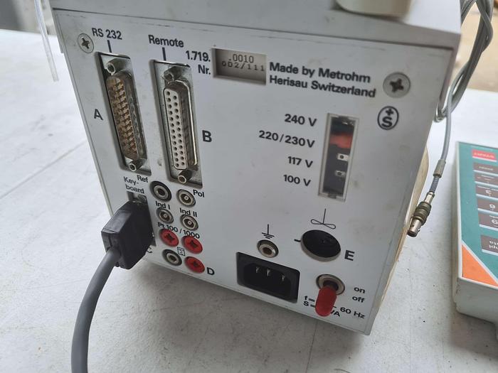 Metrohm 719 S Titrino Titrator, image 10