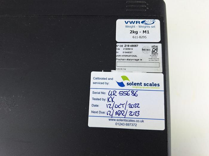 VWR 2KG Weight, image 4