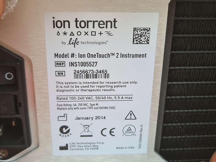 Thermo Scientific Ion Torrent OneTouch 2 System, image 2