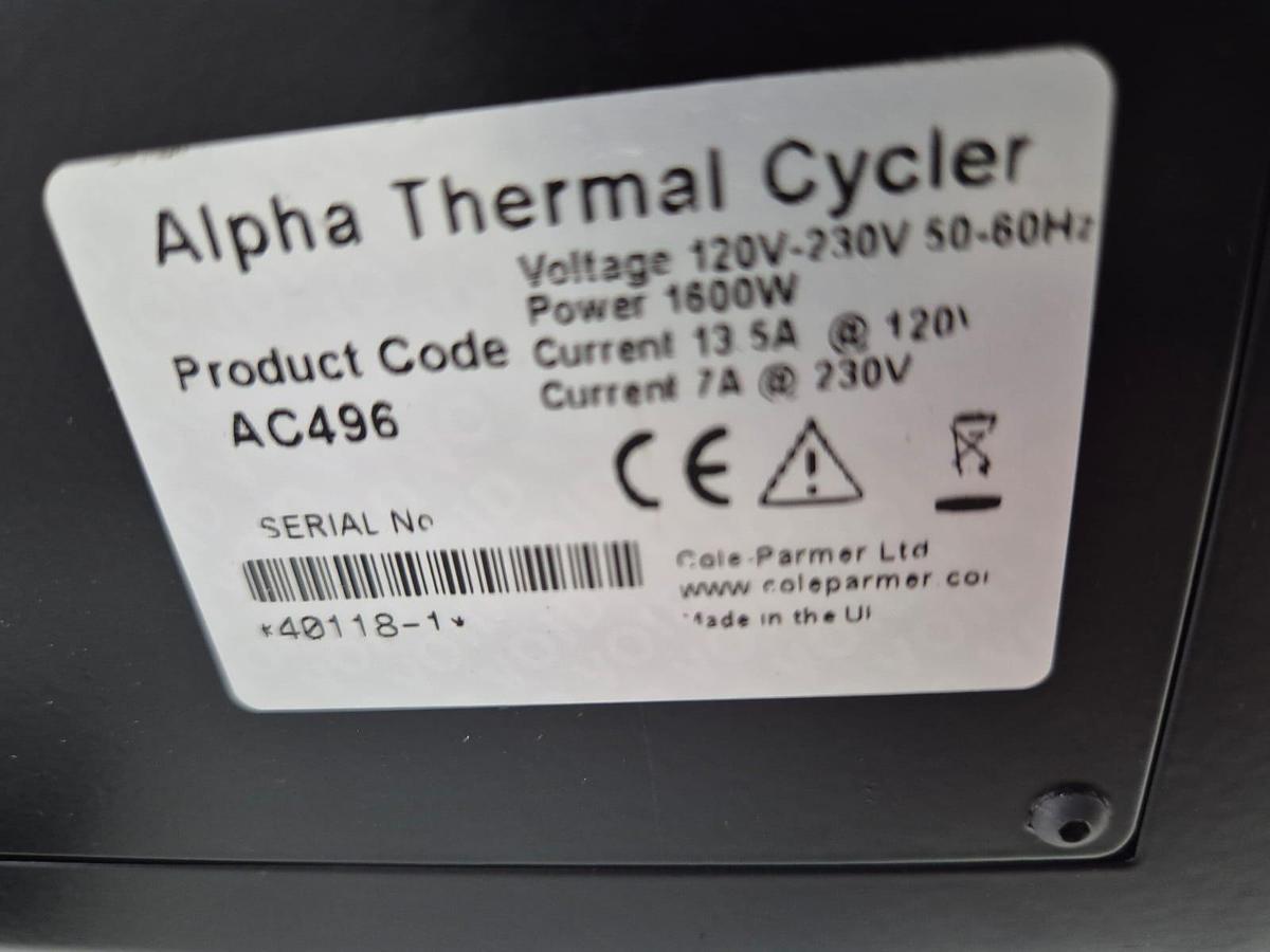 PCR Max Alpha Thermal Cycler, image 8