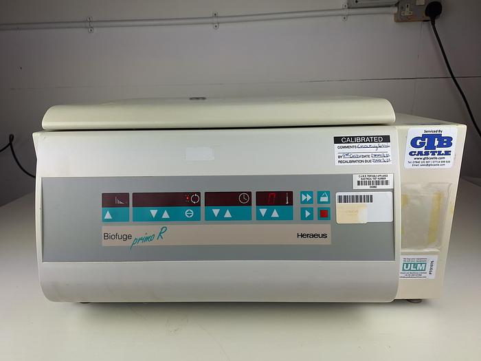 Heraeus Biofuge Primo R Refrigerated Centrifuge, image 7