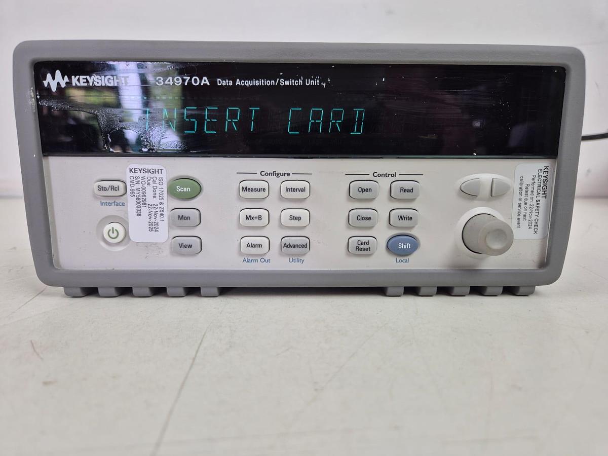 Agilent Technologies 34970A Data Acquisition Switch Unit, image 9
