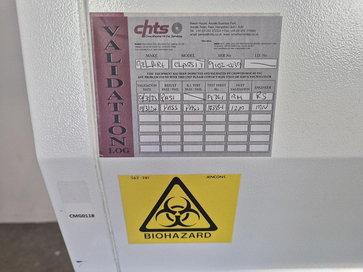 ICN Biomedicals Flow Gelaire BSB Class 2 Safety Cabinet, image 9