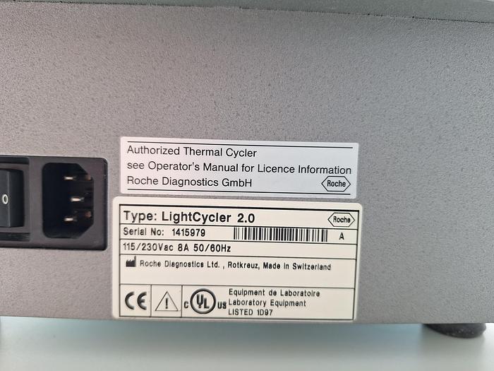 Roche LightCycler 2.0 Thermal Cycler, image 6
