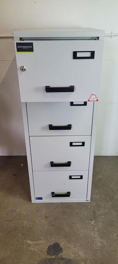 Burton Safes FFMK11 Fire Resistant 4 Drawer Fire Safe, image 2