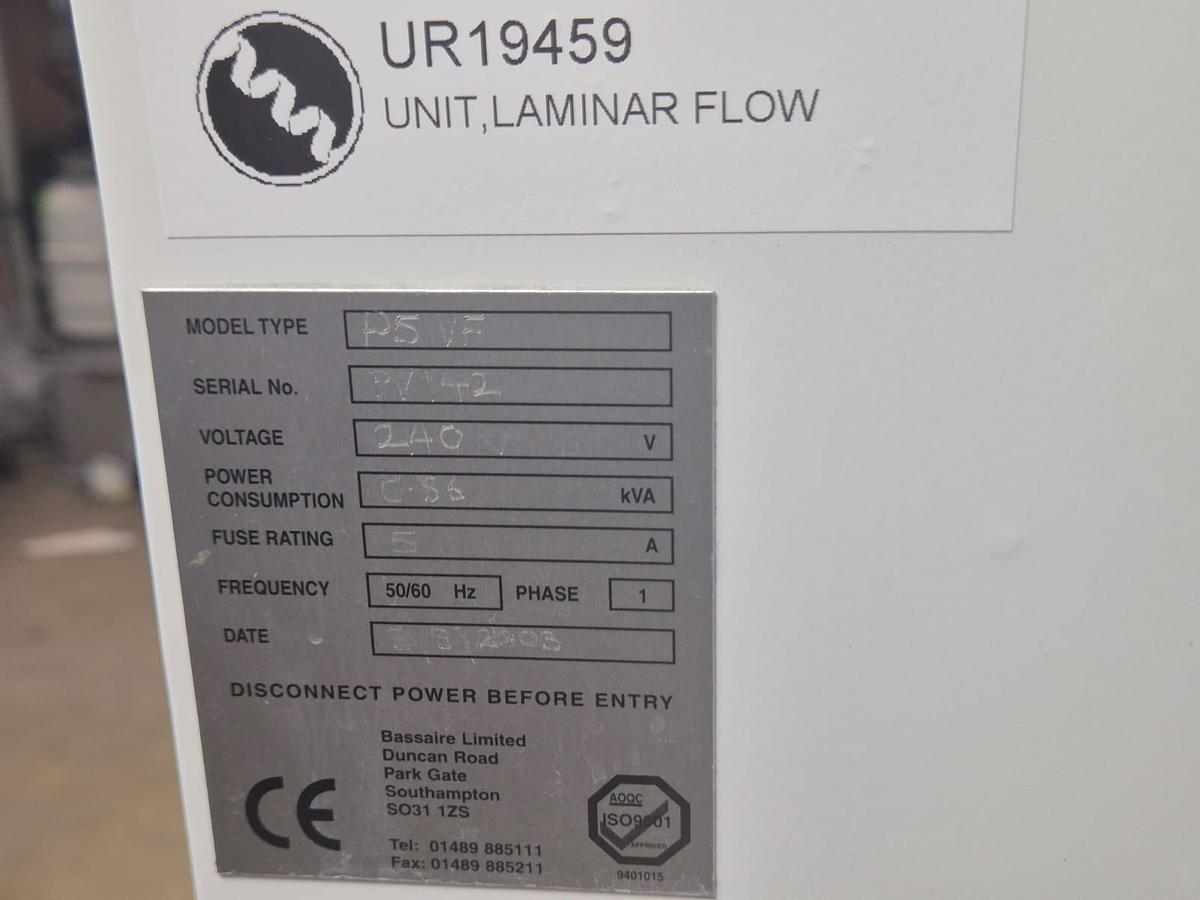 Bassaire P Laminar Flow Safety Cabinet, image 5