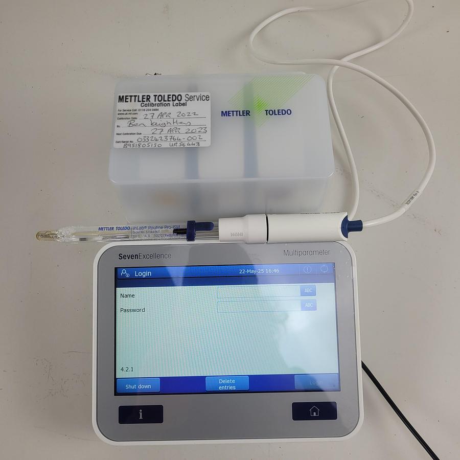 Mettler Toledo Seven Excellence Multi parameter Meter + P25 Printer, image 2
