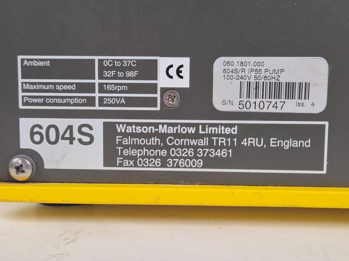 Watson Marlow 604S Peristaltic Pump, image 7