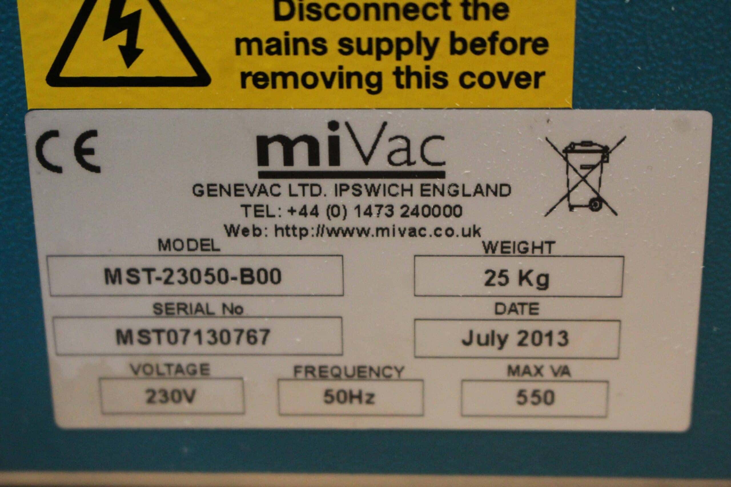 Genevac miVac Centrifugal Concentrator System, image 9