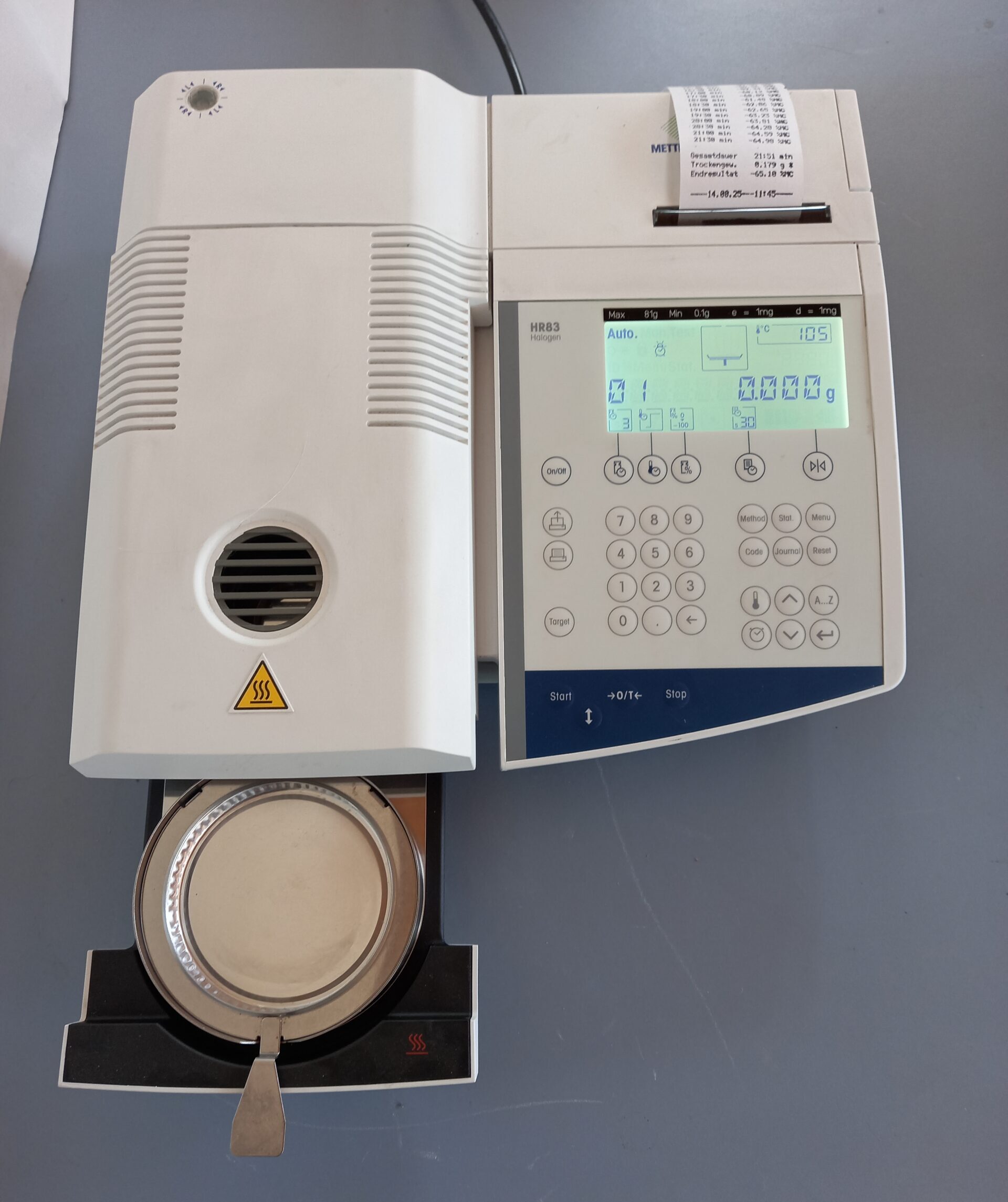 Mettler Toledo HR83-P Halogen Moisture Analyser, image 2