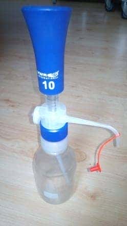 VWR Bottle top dispenser 10 ml.