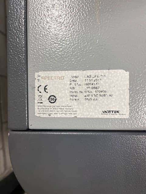 SPECTRO Analytical Instruments SPECTROLAB Spark Spectrometer, image 10