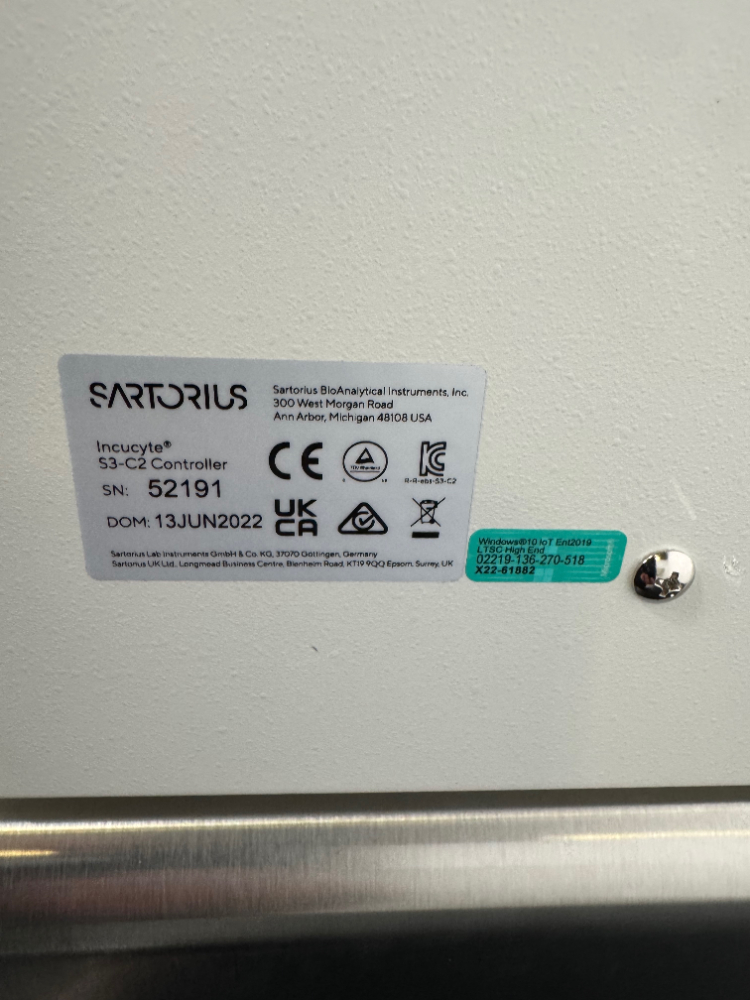 Sartorius Incucyte S3-C2 Live-Cell Analysis System, image 7