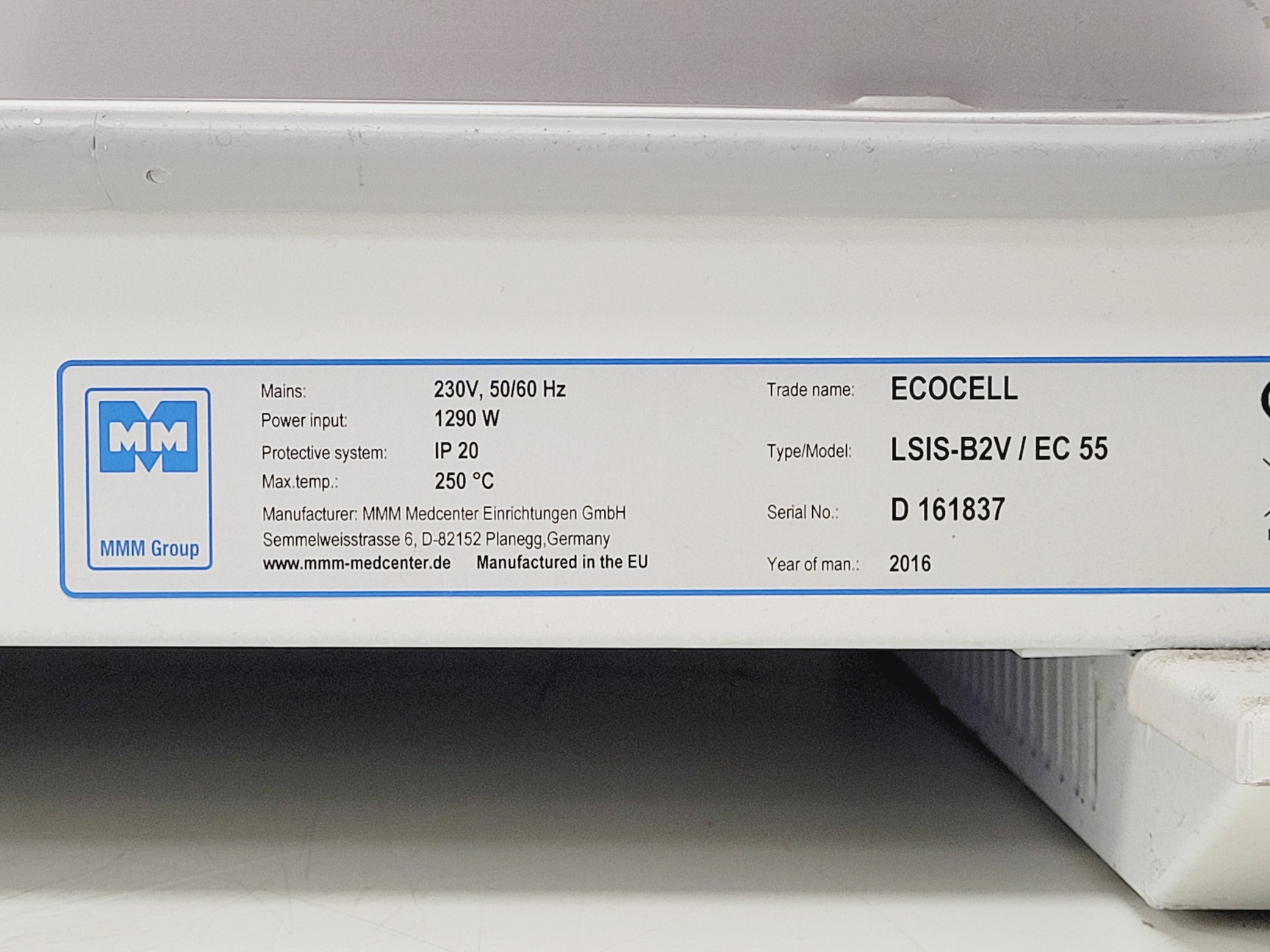 MMM Group Ecocell 55 Drying Oven, image 3