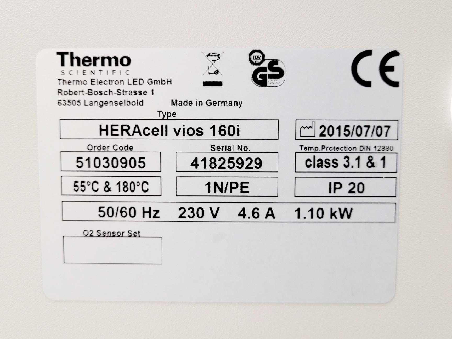 Thermo Scientific HERAcell VIOS 160i CO2 Incubator, image 6