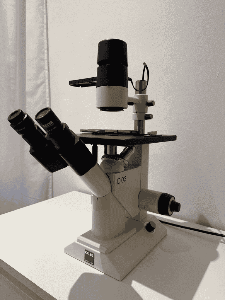 Zeiss Invertoskop ID03 Inverted Phase Contrast Microscope, image 2