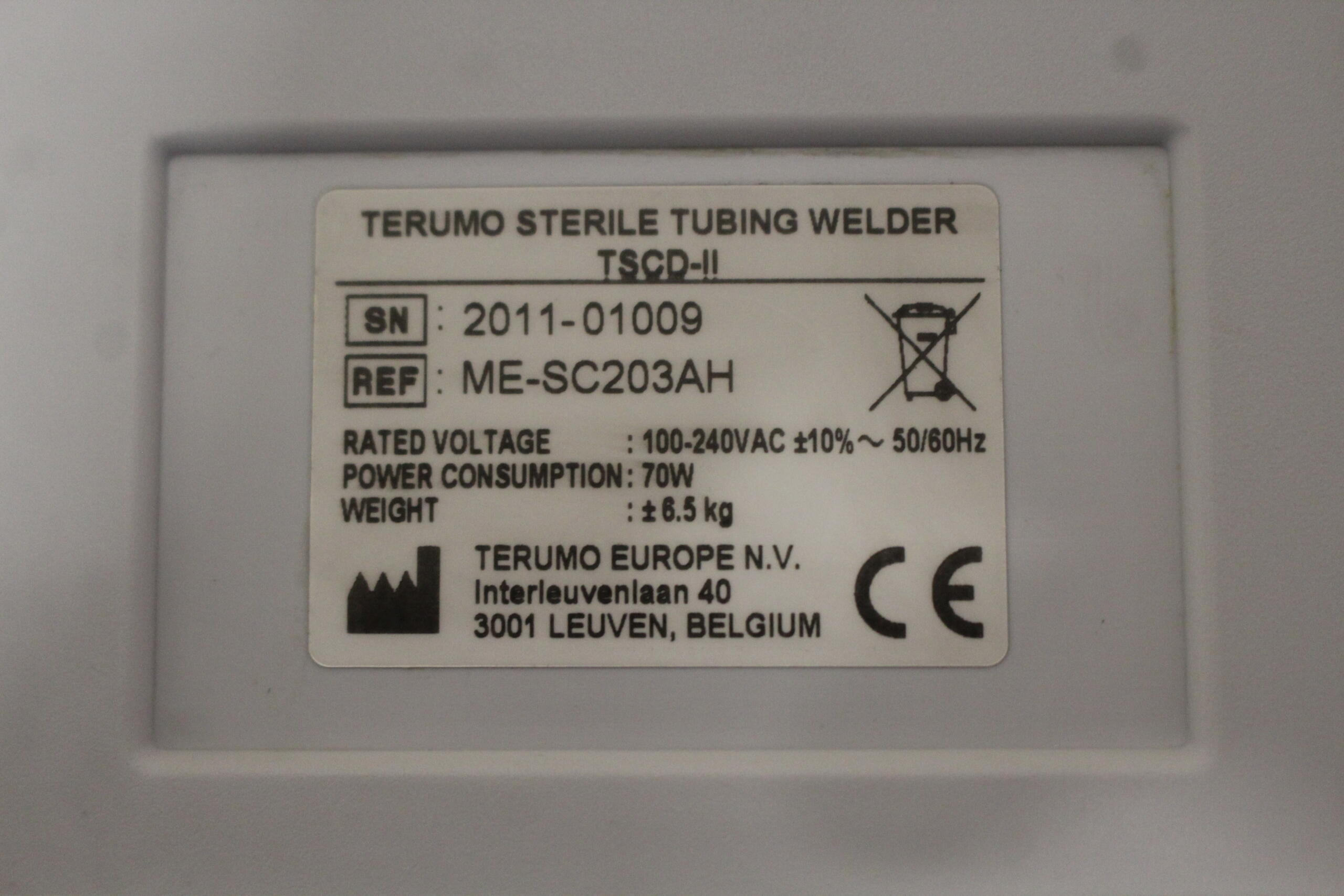 Terumo TSCD-II Sterile Tubing Welder, image 3