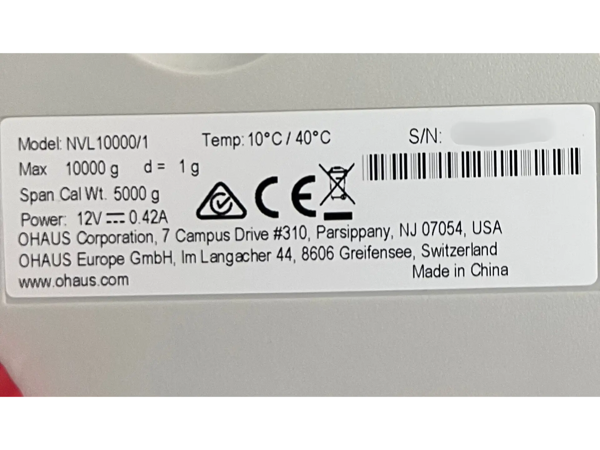 Ohaus Navigator XL High-Capacity Balance, image 6
