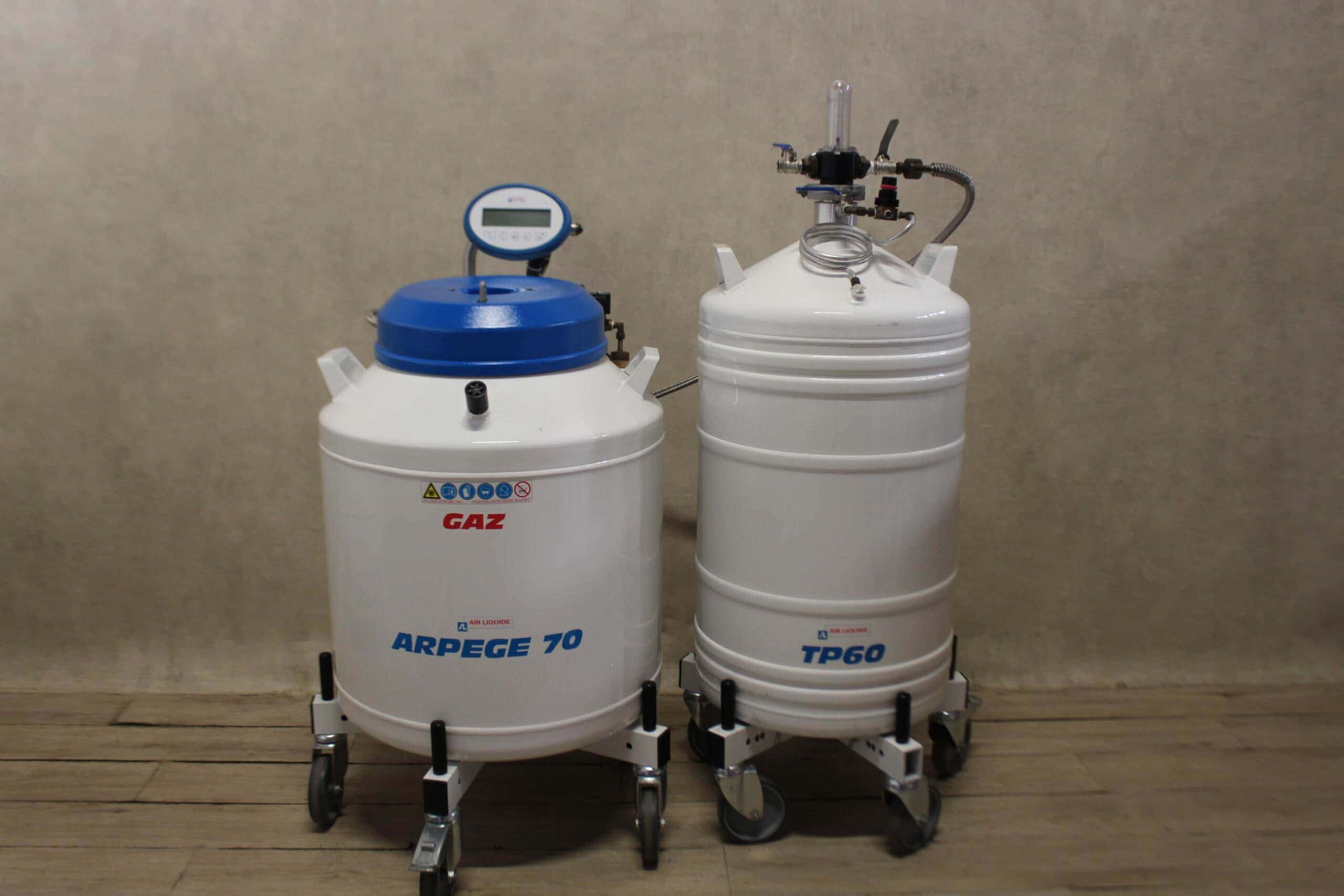 Air Liquide Arpege 70 Dewar + TP60 Storage Vessel