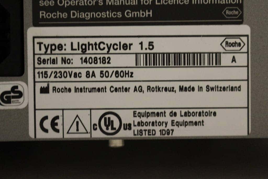 Roche LightCycler 1.5 PCR System + Roche LC Carousel 2.0 Centrifuge, image 4