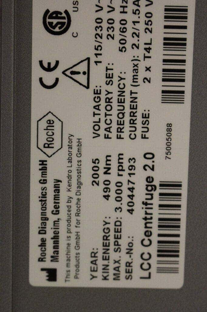 Roche LightCycler 1.5 PCR System + Roche LC Carousel 2.0 Centrifuge, image 5