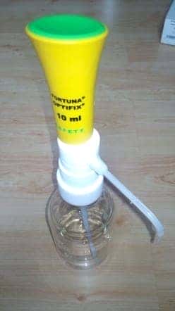 Fortuna Optifix SAFETY Bottle top dispenser 10 ml.