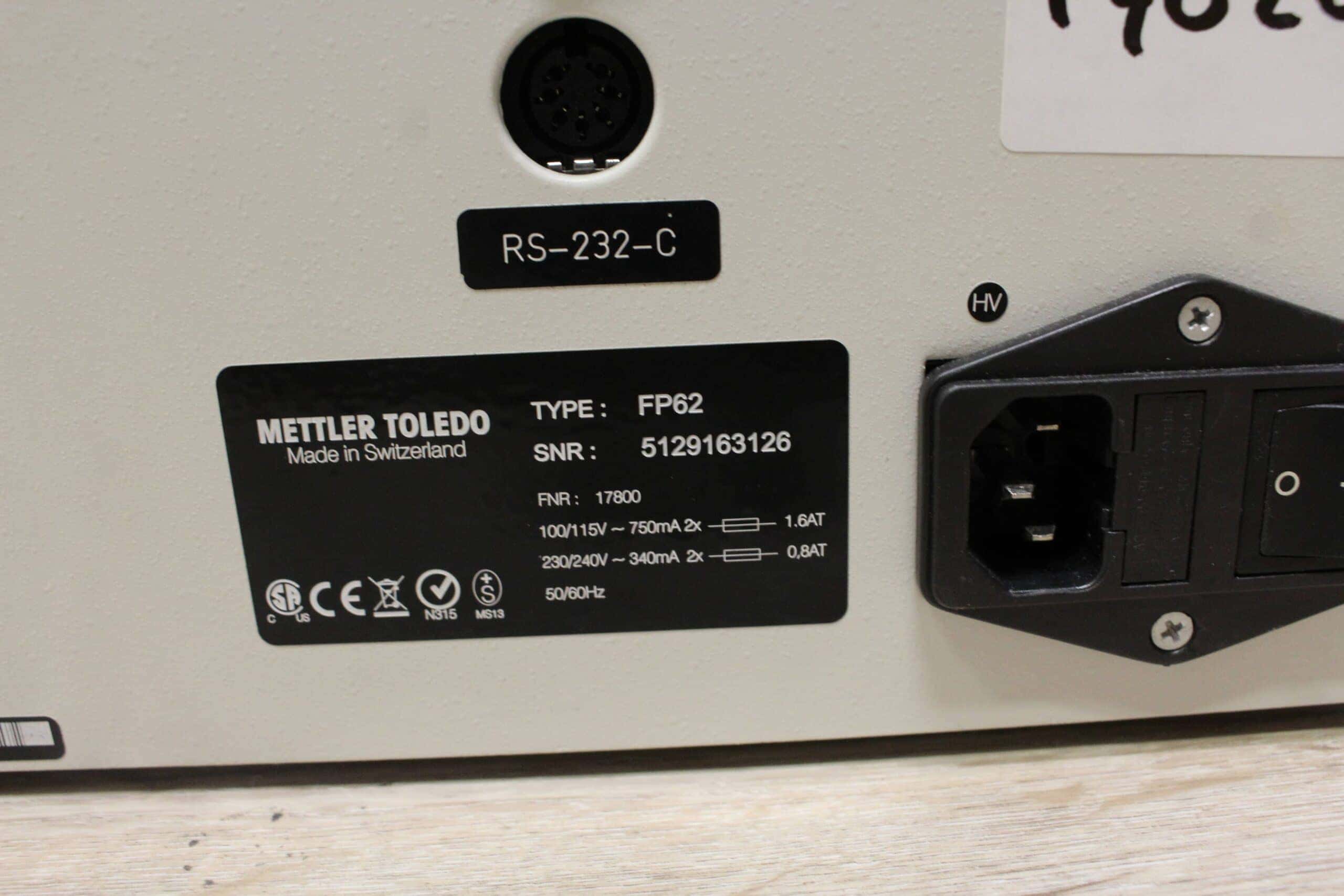 Mettler Toledo FP62 Melting Point meter, image 5