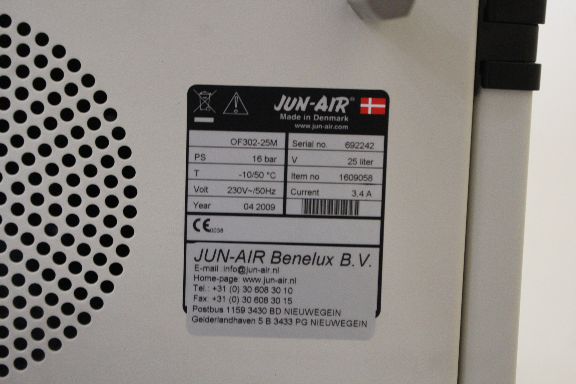 Jun-Air OF302-25M Compressor, image 4