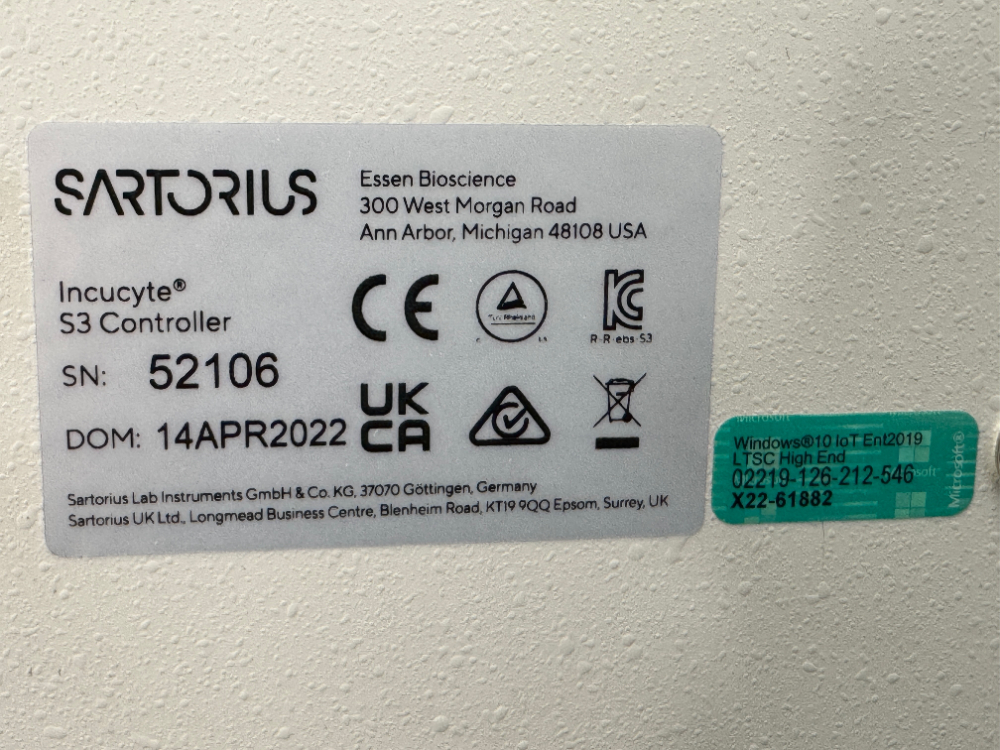Sartorius Incucyte S3-C2 Live-Cell Analysis System, image 8