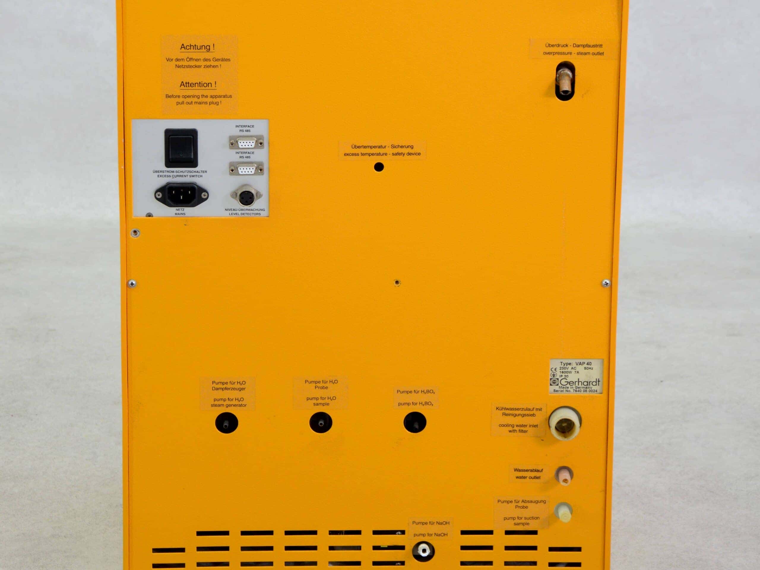 C. Gerhardt VAPODEST 40 Steam Distillation Unit, image 6